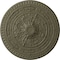 Ekena Millwork Naple Ceiling Medallion (Fits Canopies up to 3 3/8"), Hnd-Painted Spartan Stone, 37 1/2"OD x 3 3/8"P CM37NASSF - alternate 1